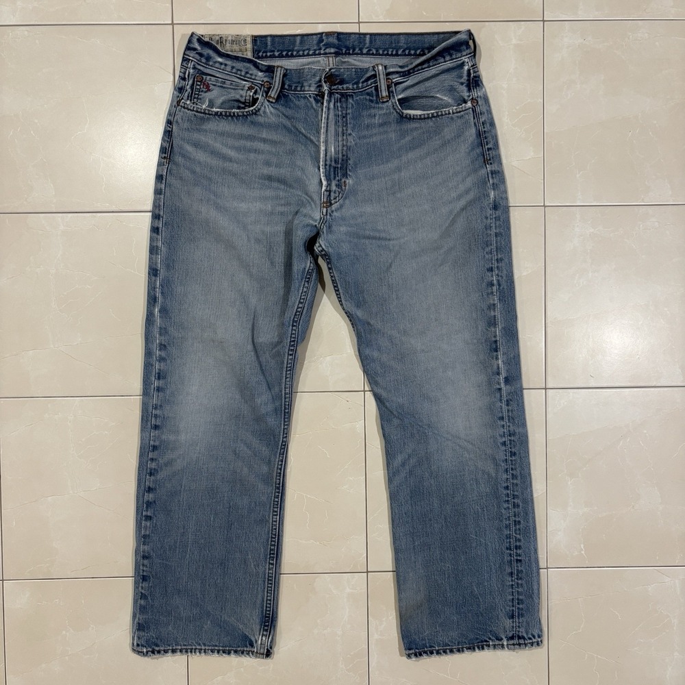 Vintage Polo Ralph Lauren 867 Jeans Classic Straight Men's 36x30 Y2K Blue Denim